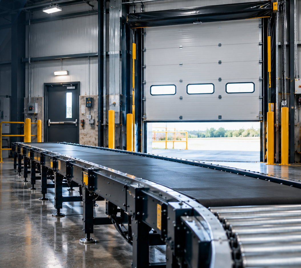 Modern Warehouse Conveyor Dock